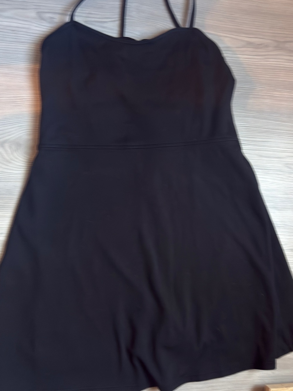 Everyday Black Dress with built-in shorts for Women